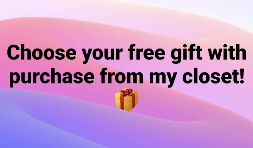 🎁 Gift with purchase 🎁